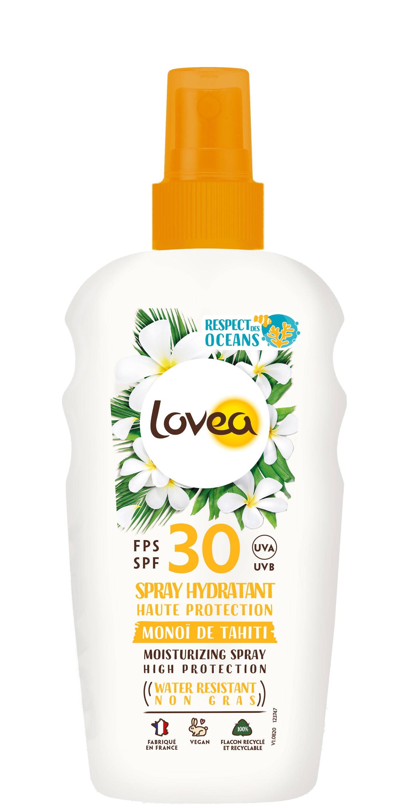 LOVEA Feuchtigkeitsspray SPF30 Monoï Tahiti