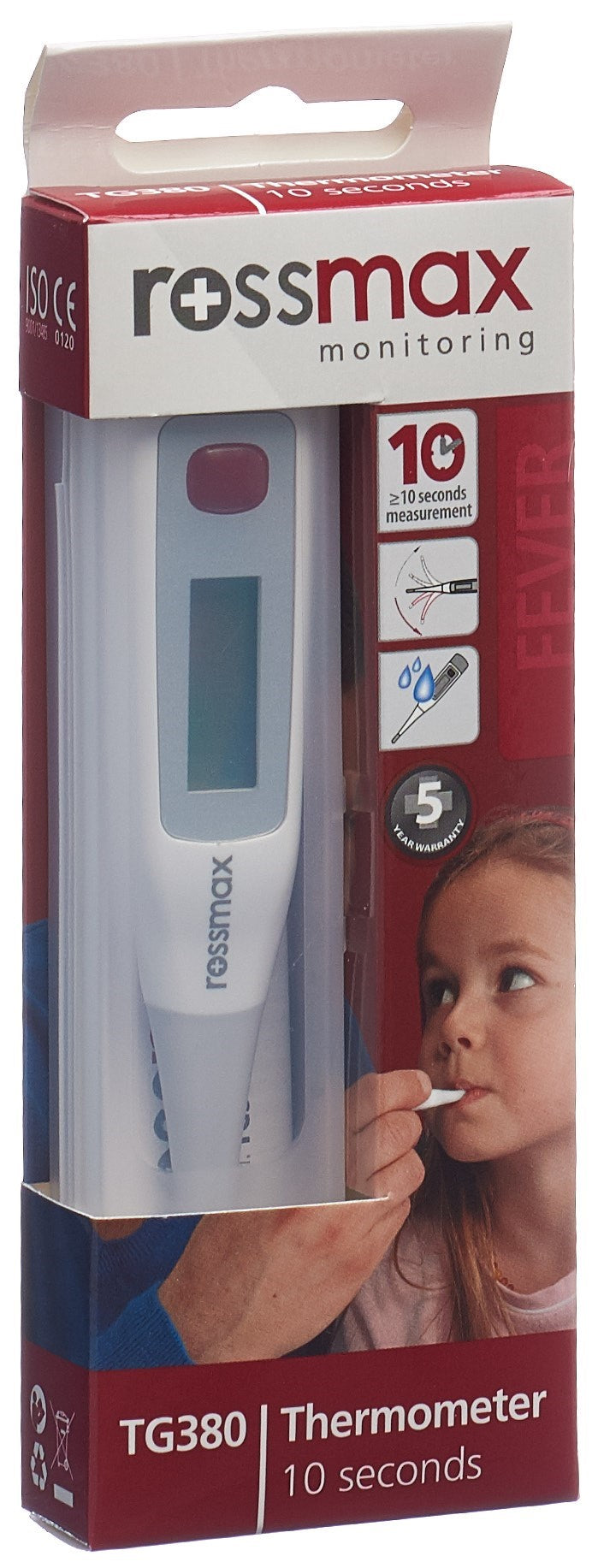 ROSSMAX Fieberthermometer flexible Spitze TG380