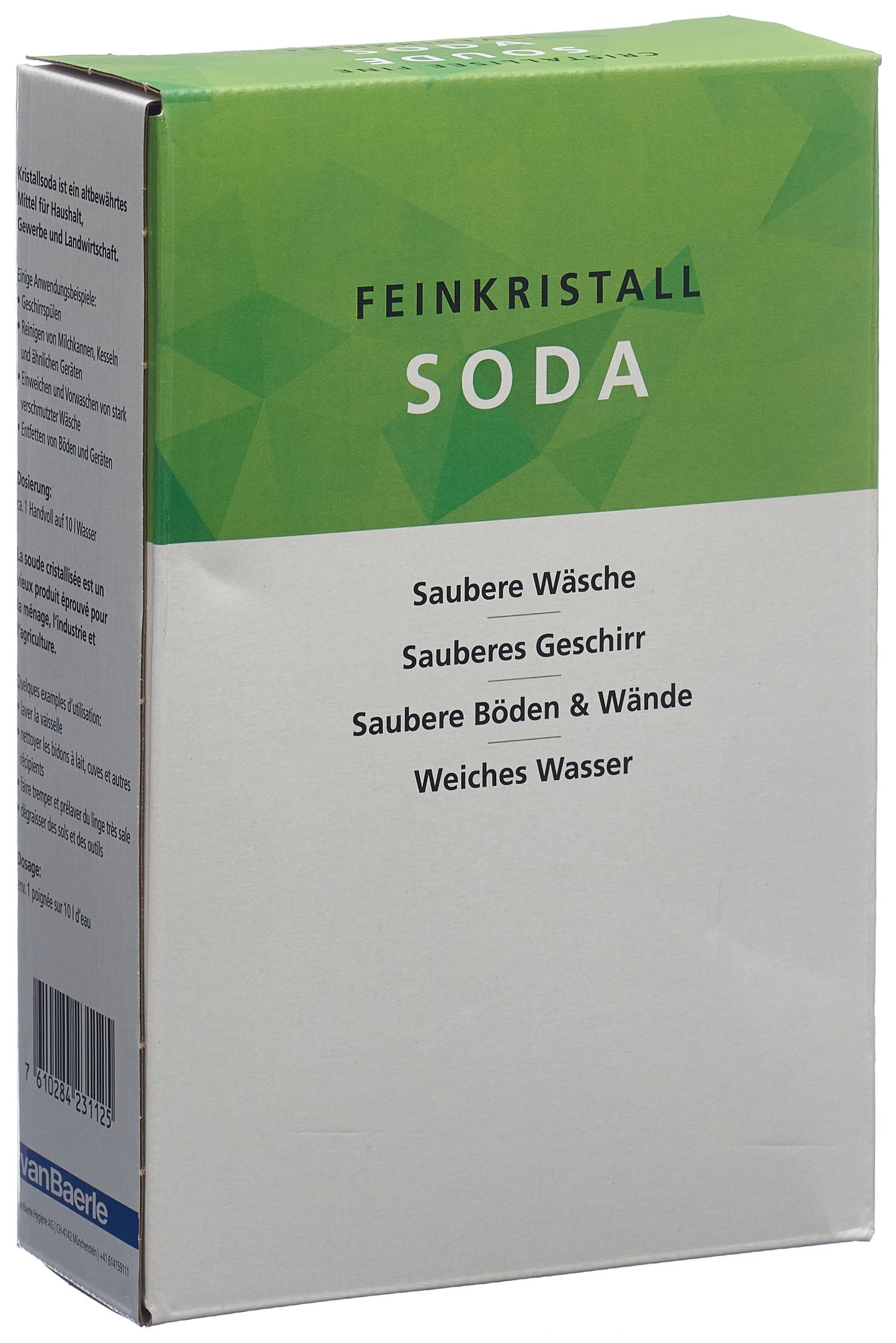 FEINKRISTALLSODA Green Plv