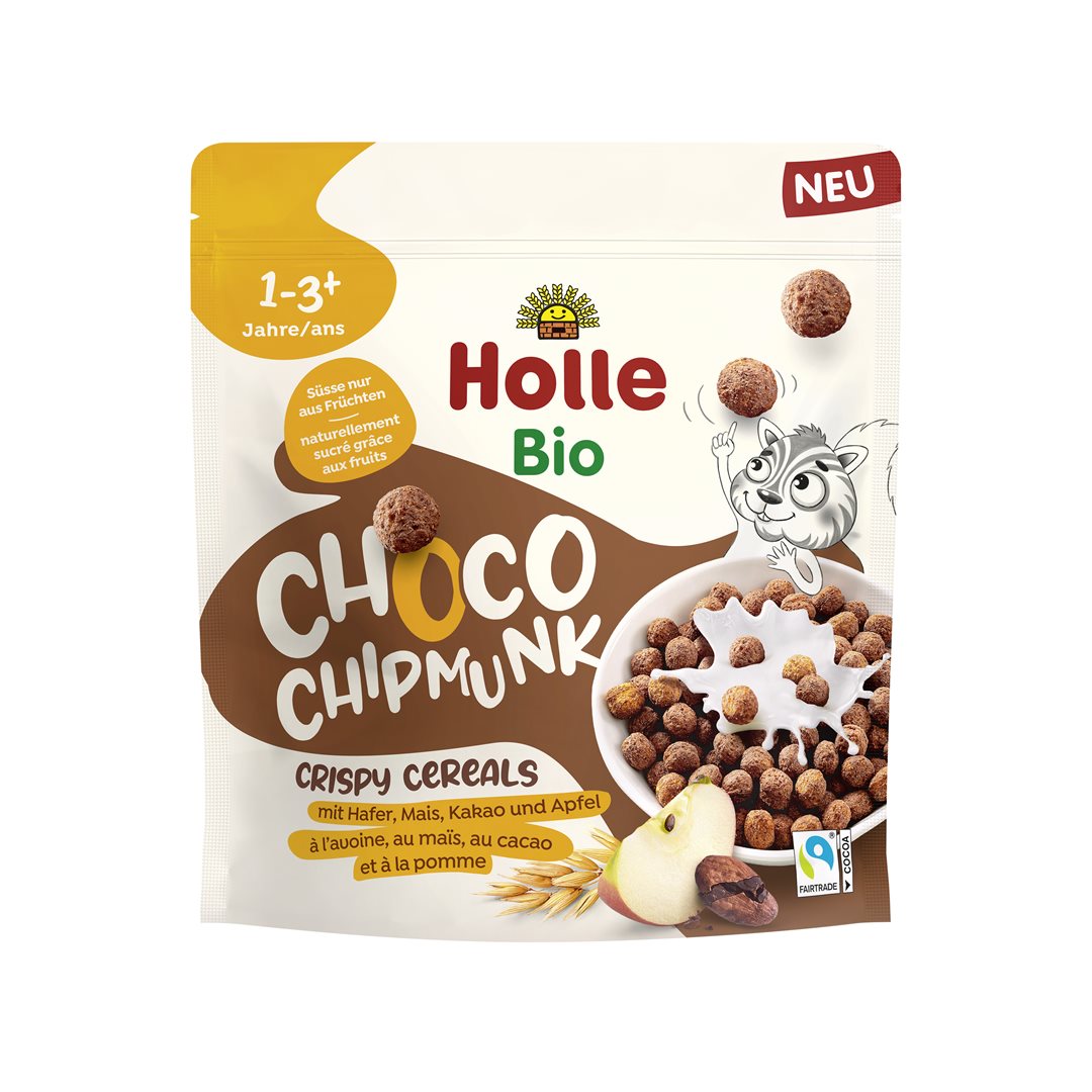 HOLLE Crispy Cereals Choco Chipmunk