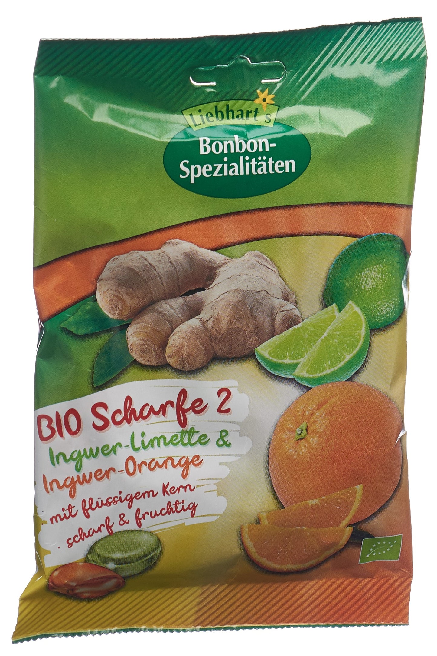 LIEBHARTS Bonbons Die scharfen Zwei Bio