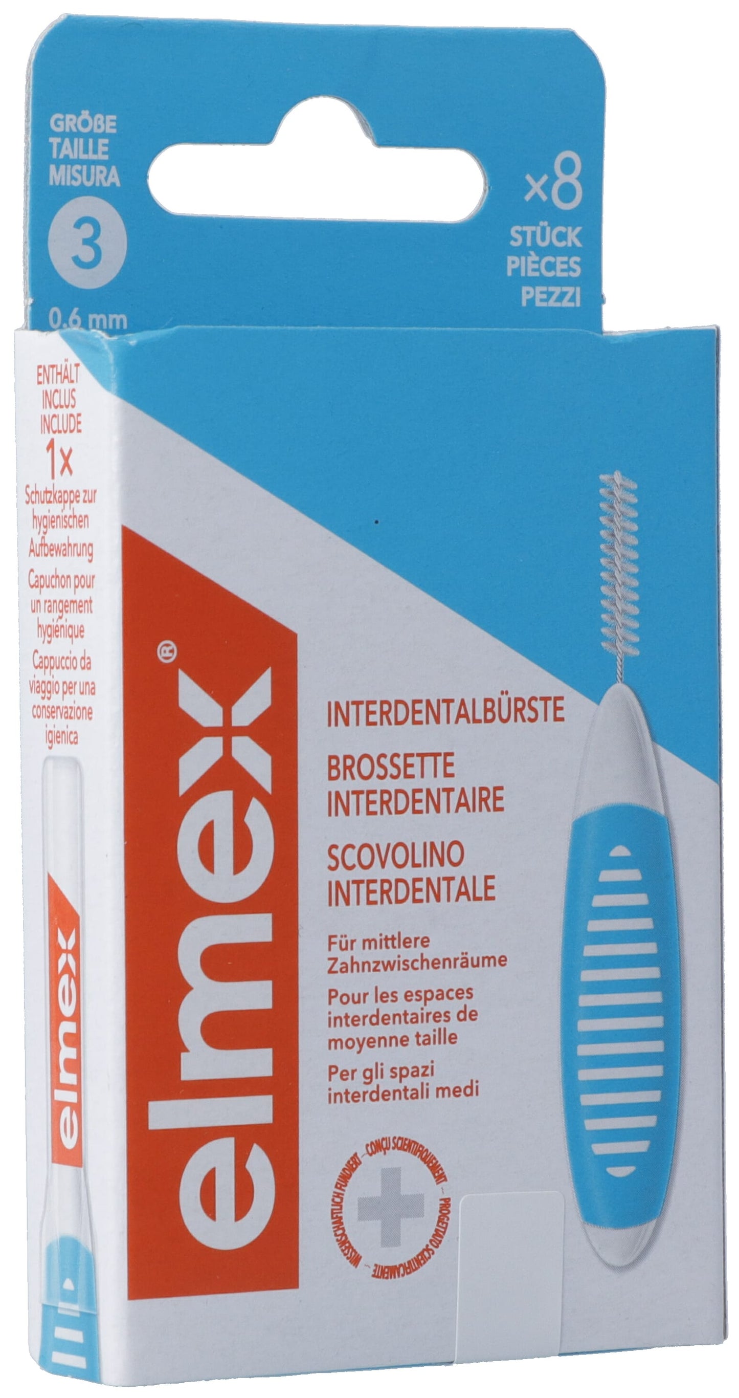 ELMEX Interdentalbürsten 0.6mm blau