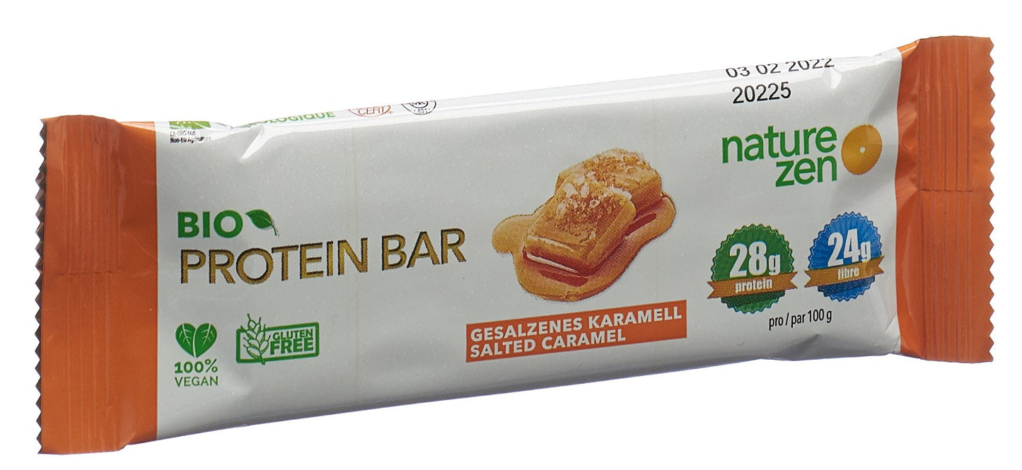 NZ Proteinriegel Bio gesalzenes Karamell