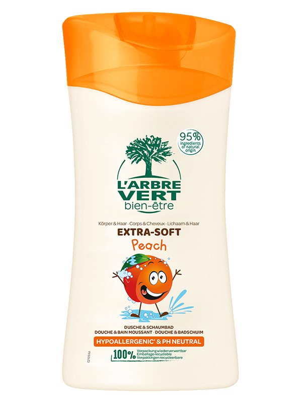 L'ARBRE VERT Öko Shampoo&Dusche Pfirsich