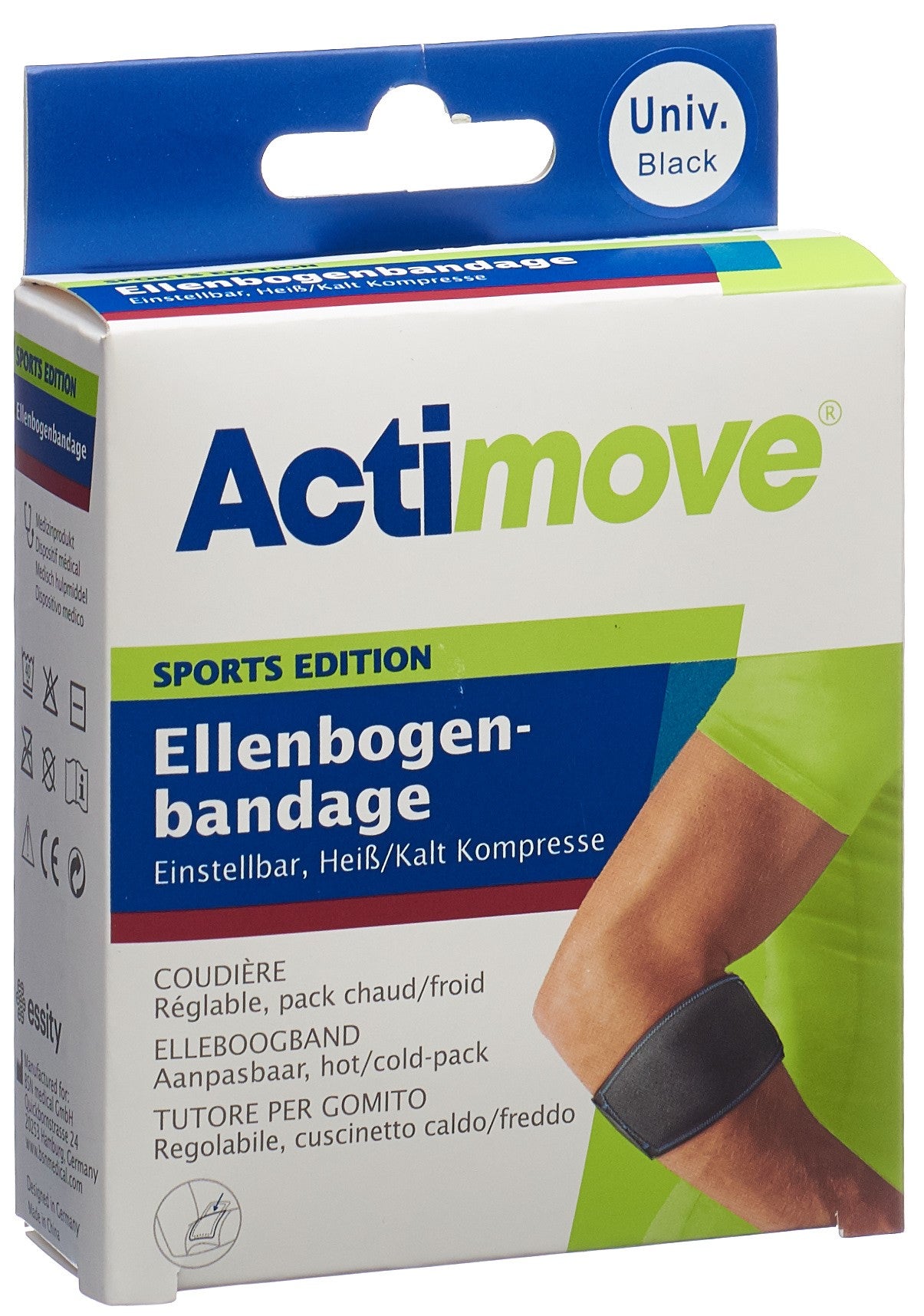ACTIMOVE Sport Ellenbogenbandage Heiß/Kalt Kompr