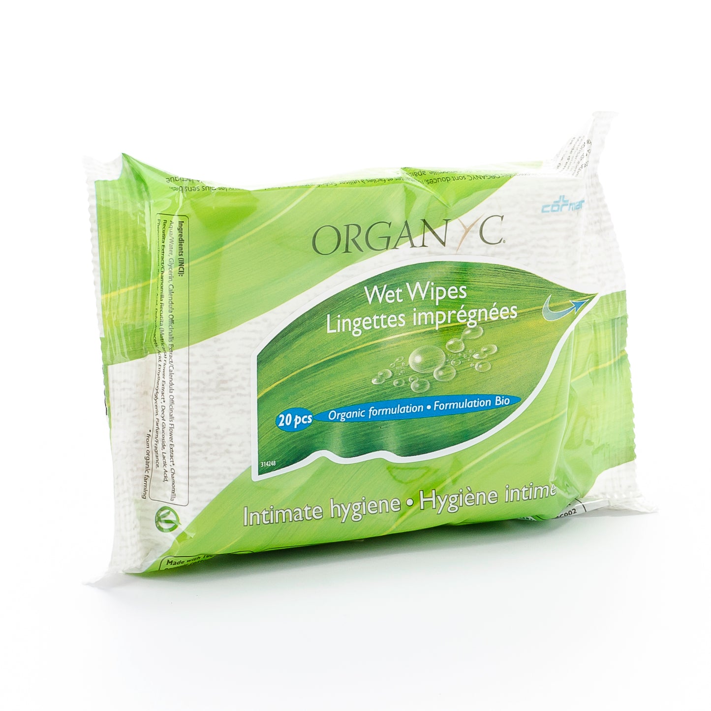 ORGANYC Feuchtigkeitstücher