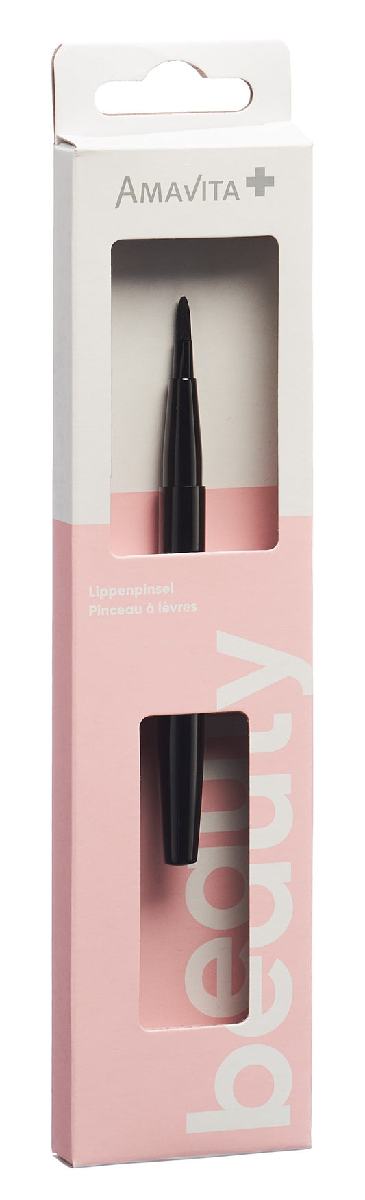 AMAVITA Beauty Lippenpinsel einz ov flach 100% veg