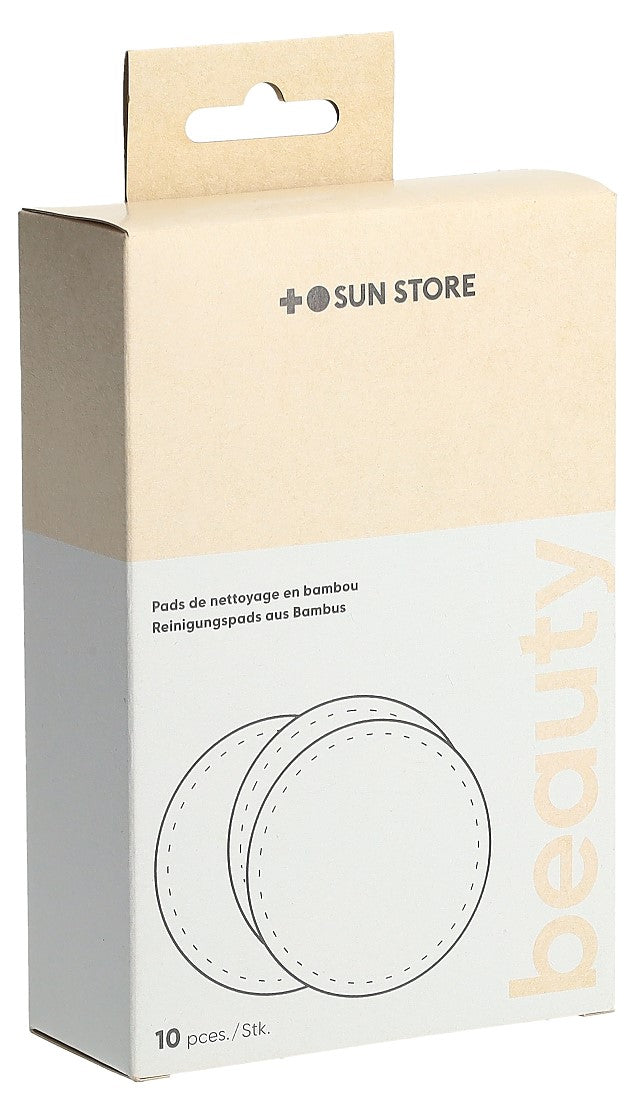 SUN STORE Beauty Reinig-Pads Bamb m Waschbe