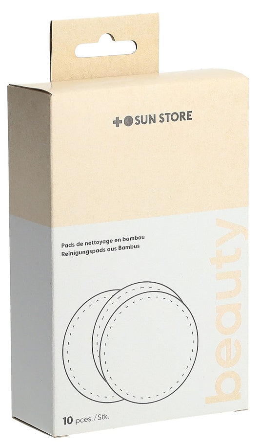 SUN STORE Beauty Reinig-Pads Bamb m Waschbe