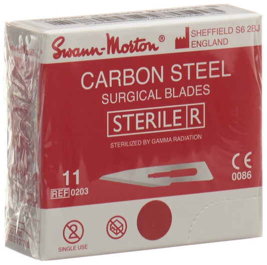 SWANN-MORTON Skalpellkling Fig.11 steril