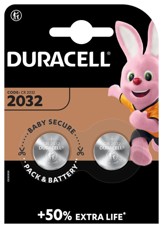 DURACELL Batt CR2032 3V Lithium B2 XL