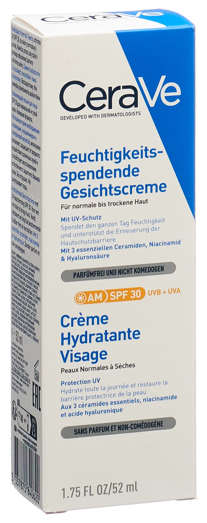 CERAVE Feuchtigkeitsspend Gesichtscr LSF30