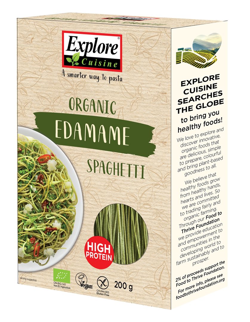 EXPLORE CUISINE Spaghetti Edamamebohnen Bio