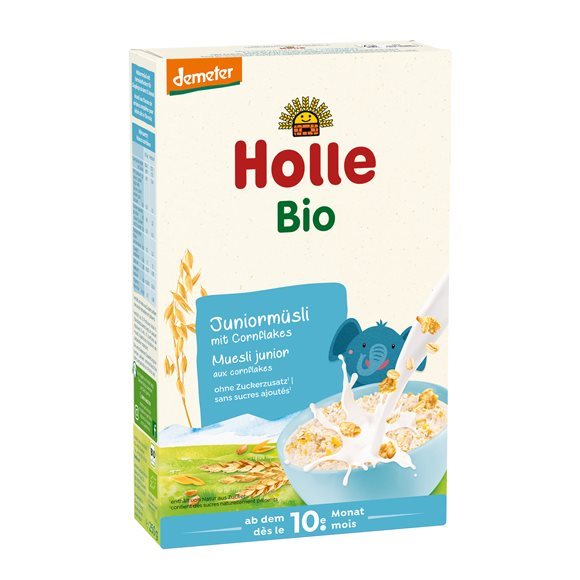 HOLLE Bio-Juniormüsli Mehrkorn mit Cornflake