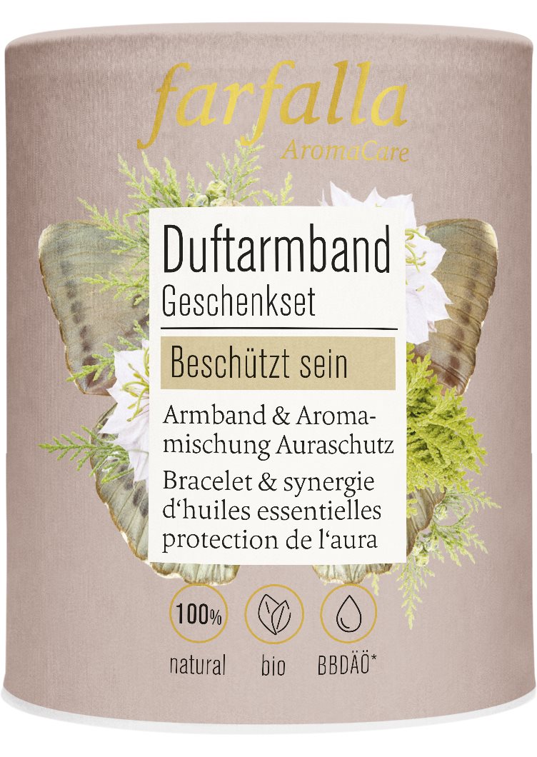 FARFALLA Geschenkset Duftarmband beschützt sein