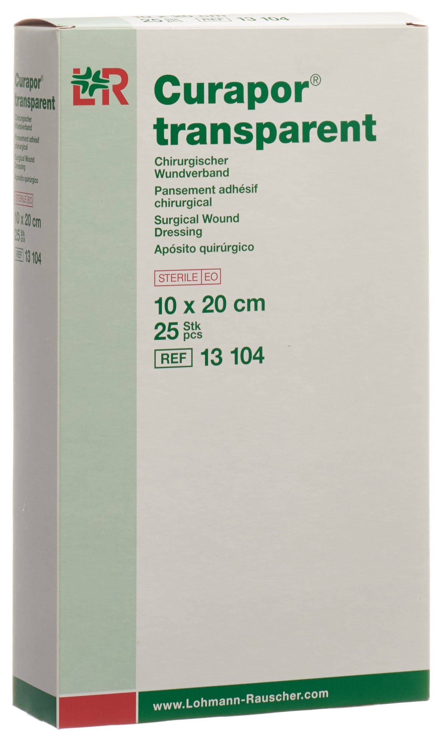 CURAPOR Wundverband 10x20cm transparent