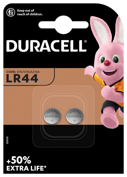 DURACELL Batt für Uhr+Rechner LR44 1.5V