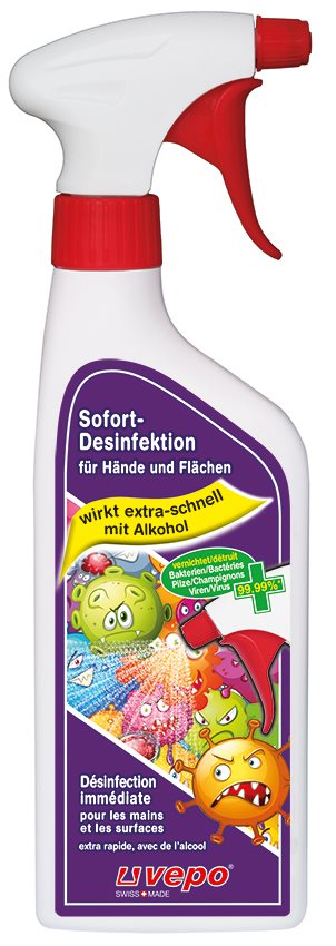 VEPO Sofort Desinfekt Hände Flächen