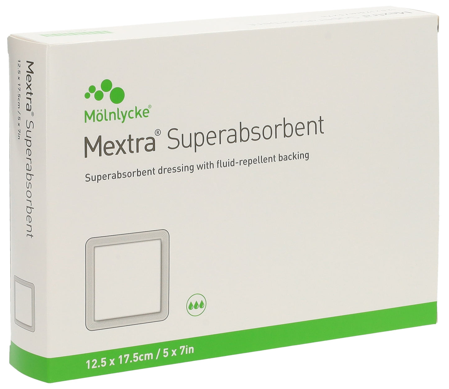 MEXTRA Superabsorbent 12.5x17.5 cm