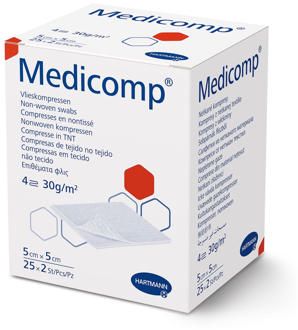 MEDICOMP 4 fach S30 5x5cm steril
