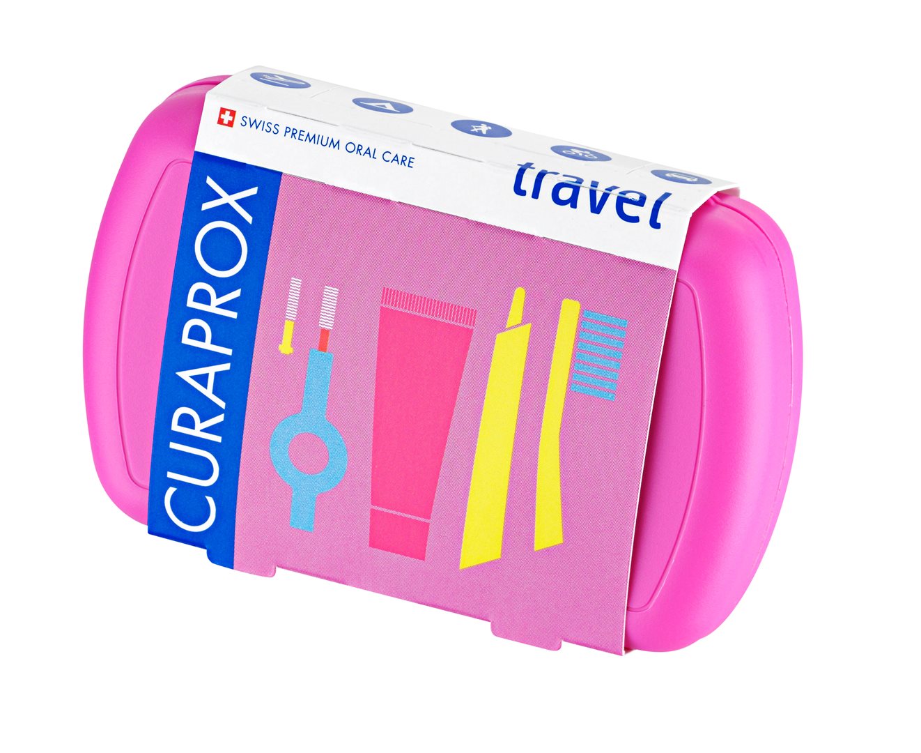 CURAPROX Travel Set rosa