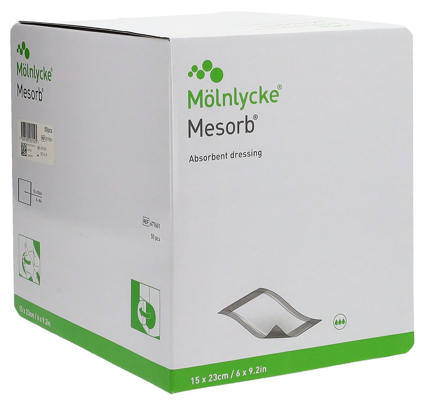 MESORB Absorbier Saugverband 15x23cm steril