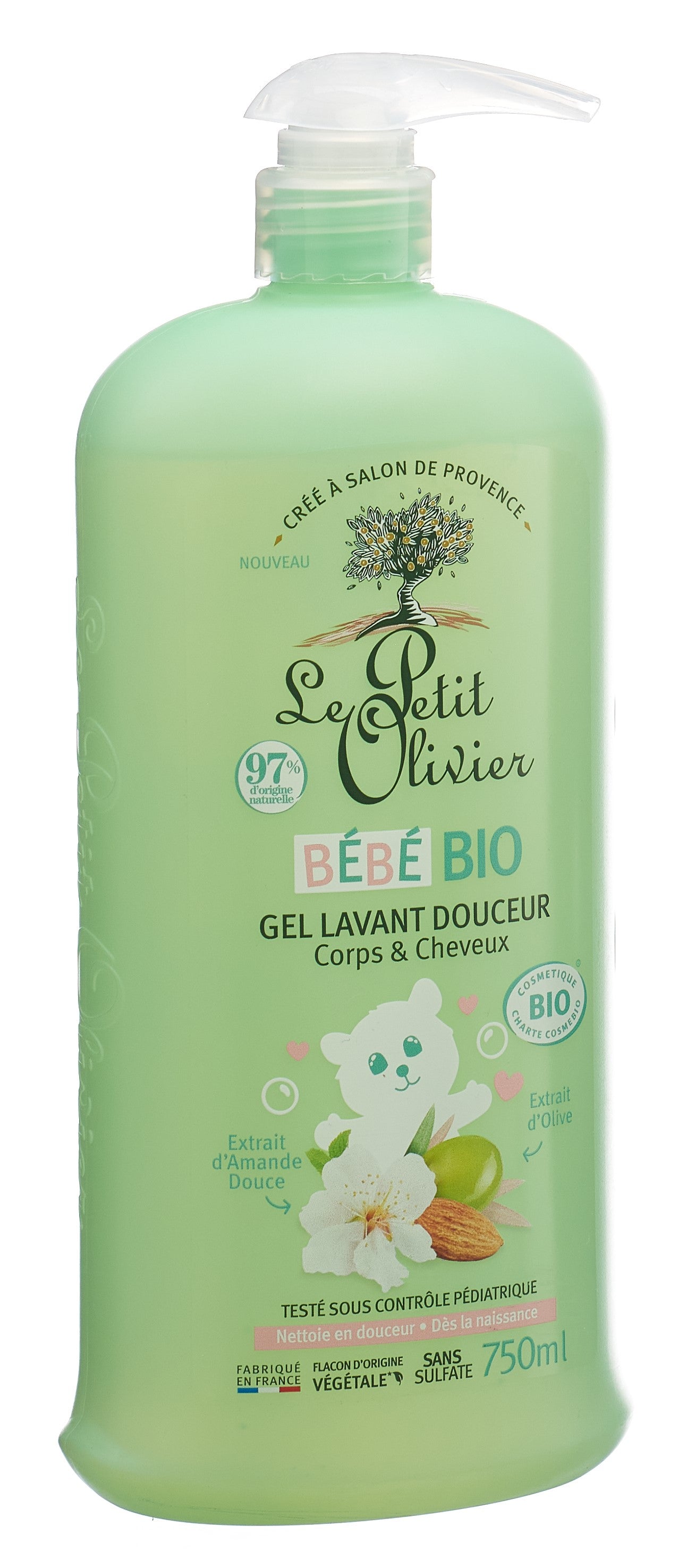 LE PETIT OLIVIER Baby Waschgel mild Bio
