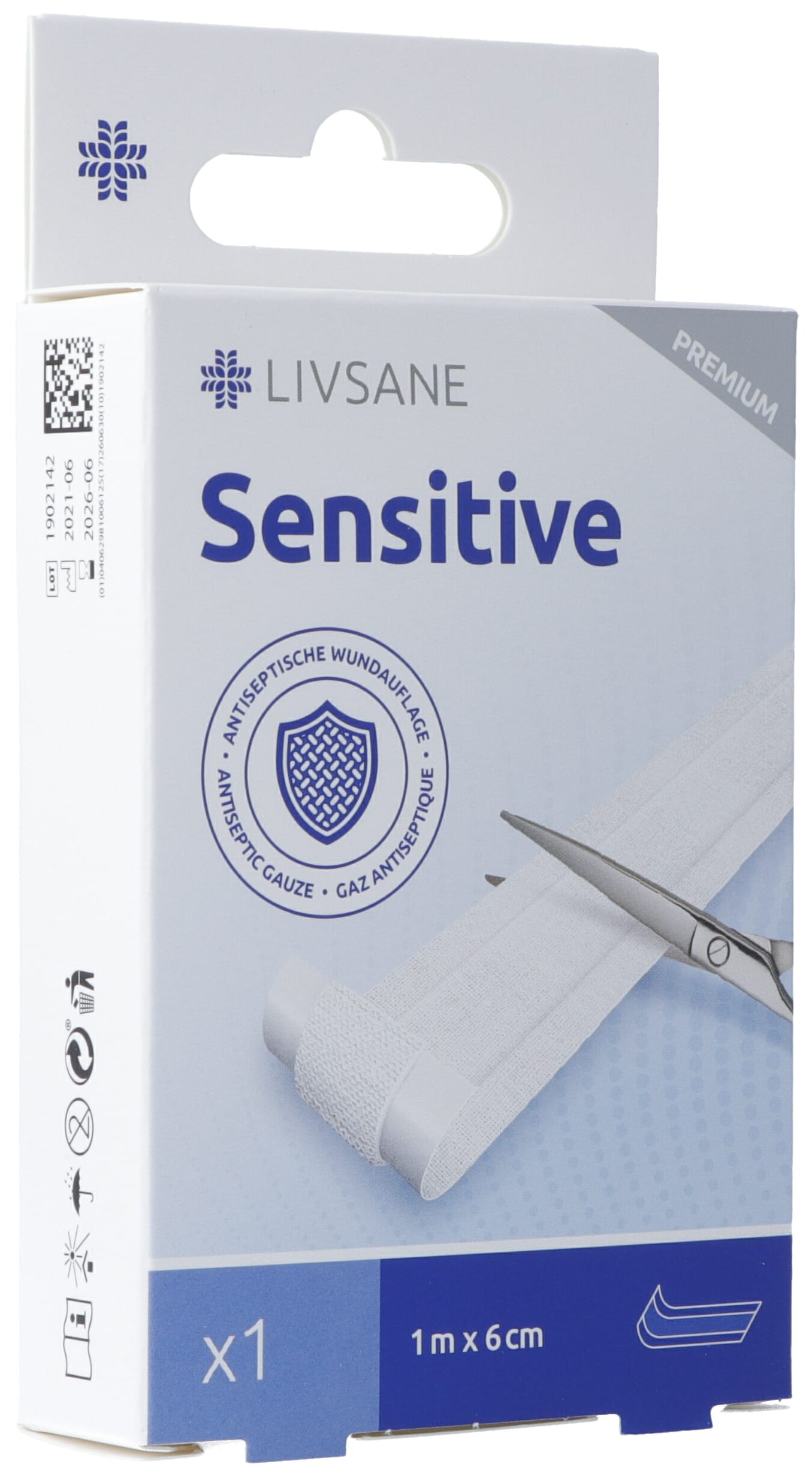 LIVSANE Premium Sensi Pflaster 1mx6cm
