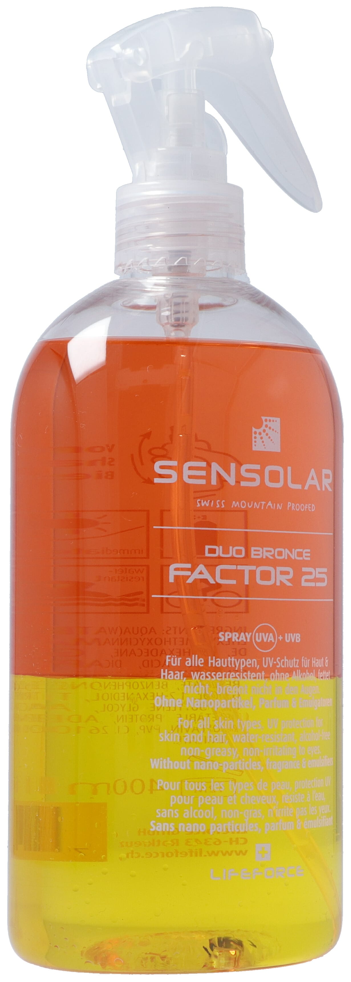 SENSOLAR Sonnenspray LSF25 o Emulgat