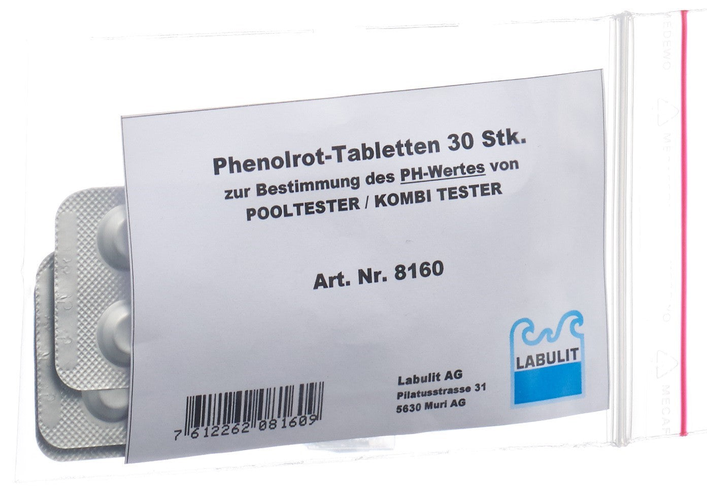 LABULIT Pooltester Ersatztablette Phenolrot