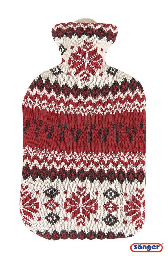 SÄNGER Wärmflasche Naturkau Strickb 2l Nordstern