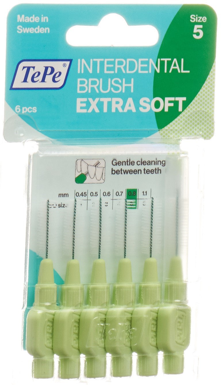 TEPE Interden Brush 0.8mm x-soft grün