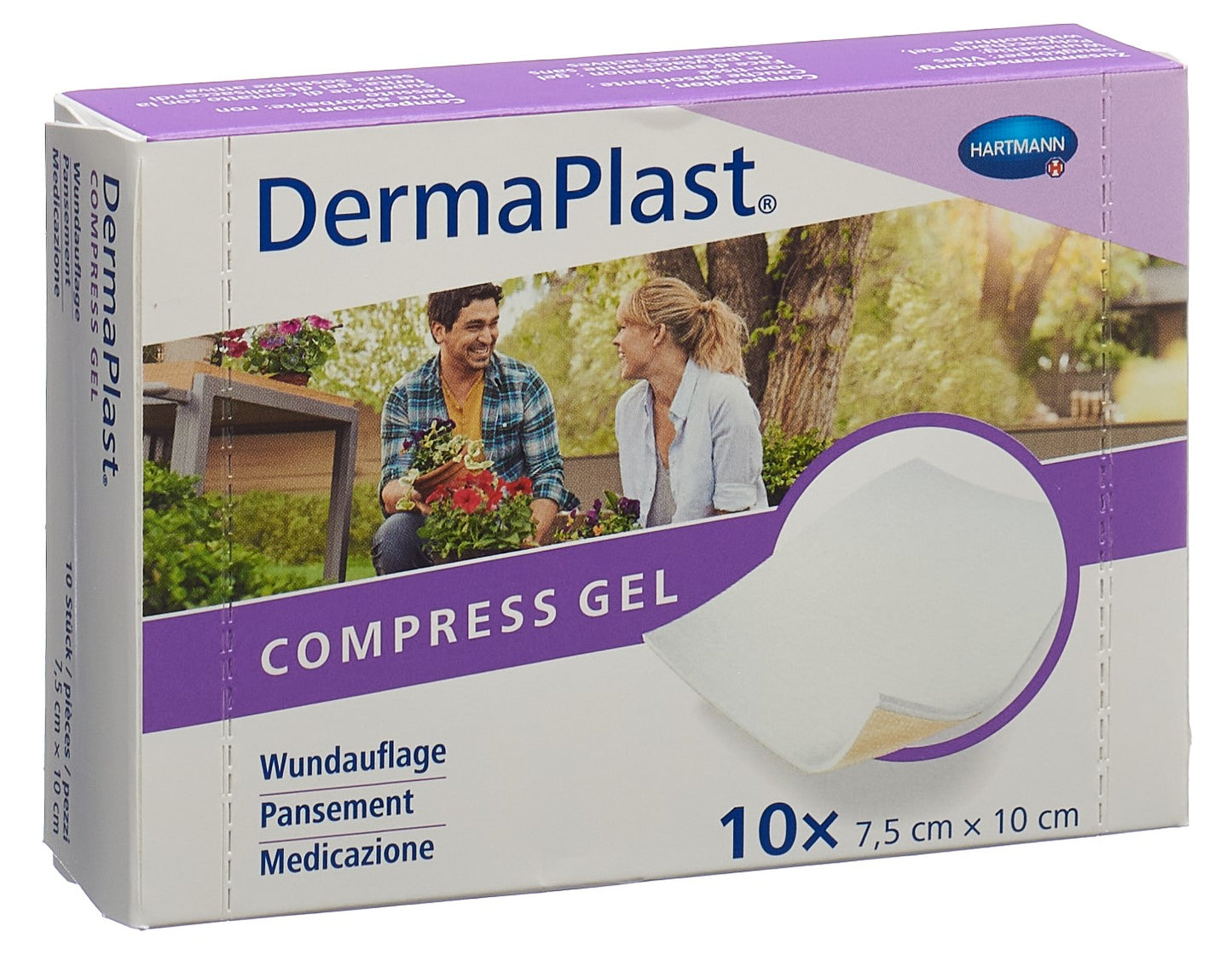 DERMAPLAST Compress Gel 7.5x10cm