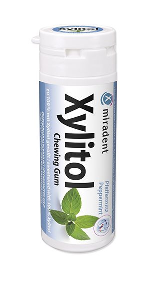 MIRADENT Xylitol Kaugummi Mint