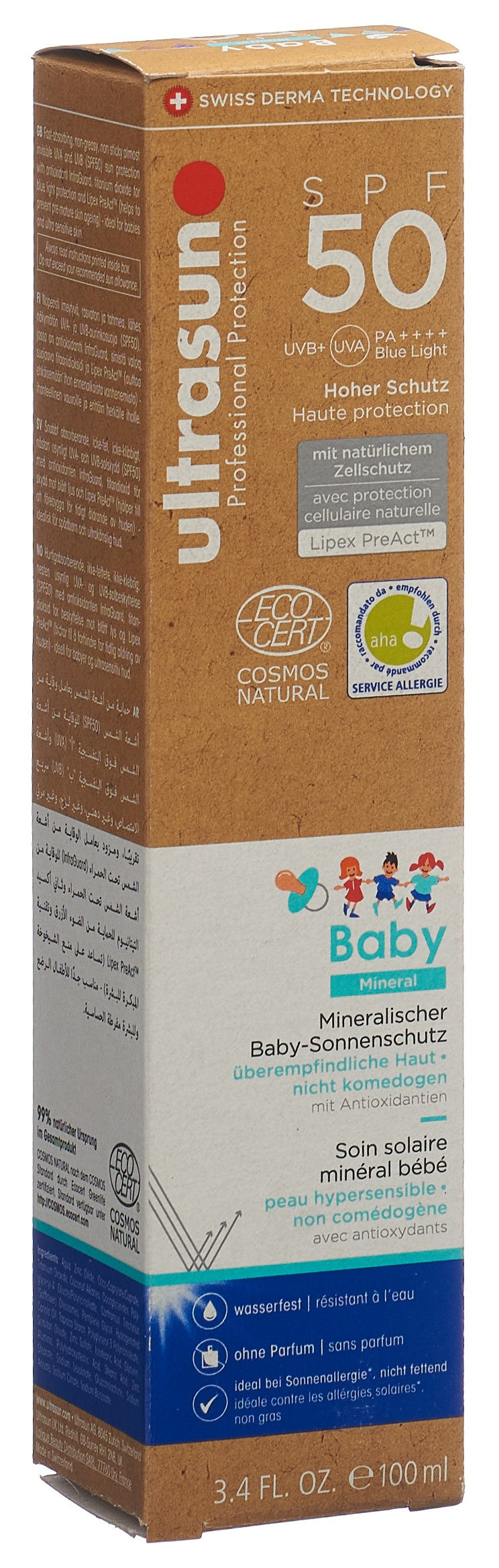 ULTRASUN Baby Mineral SPF50