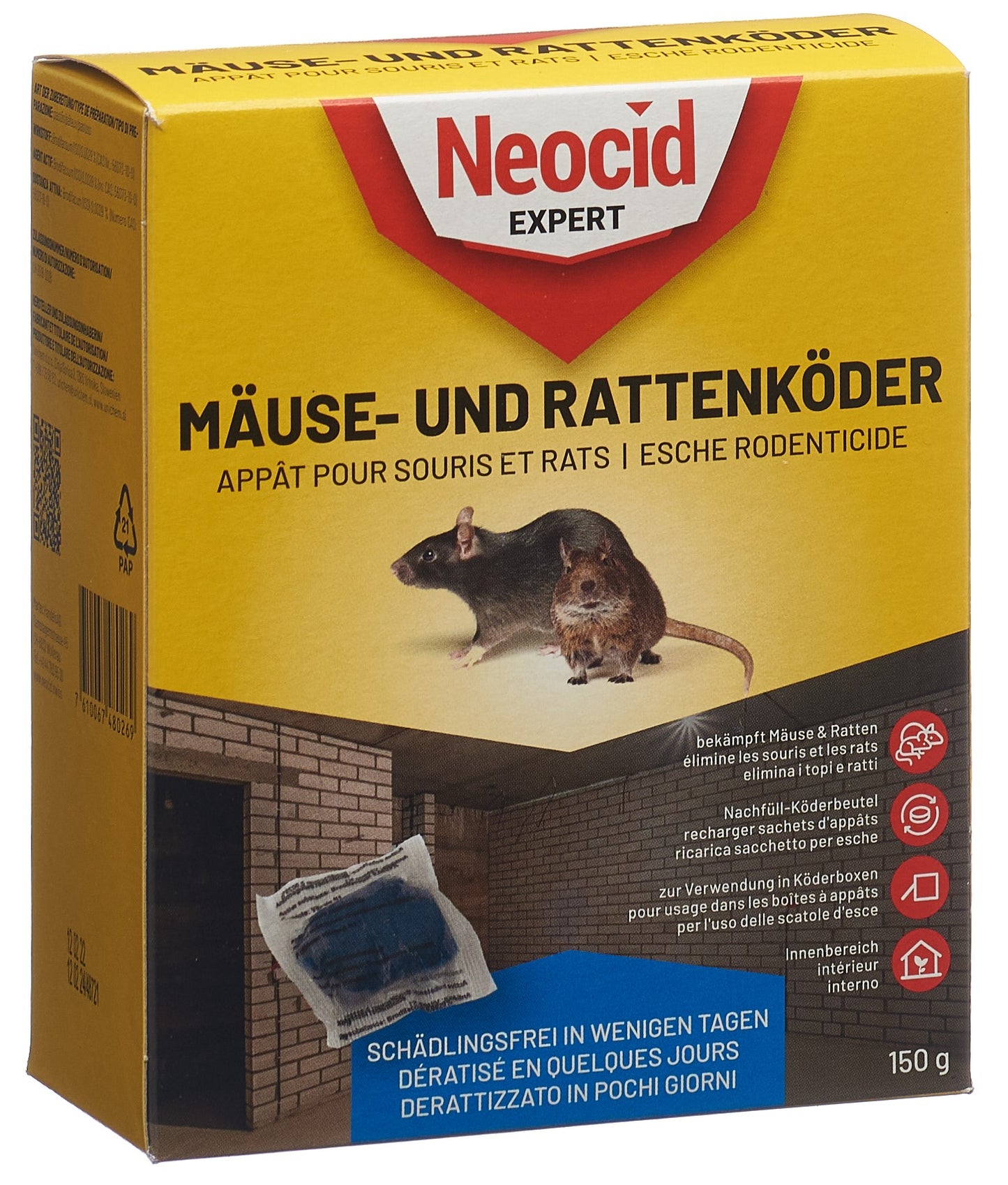 NEOCID EXPERT Mäuse- und Rattenköder