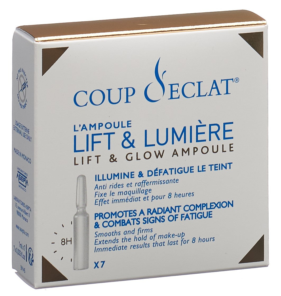 COUP D ECLAT Die Ampulle Lift & Glow
