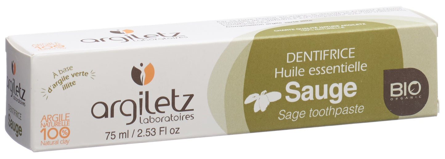 ARGILETZ Zahnpasta Salbei Bio