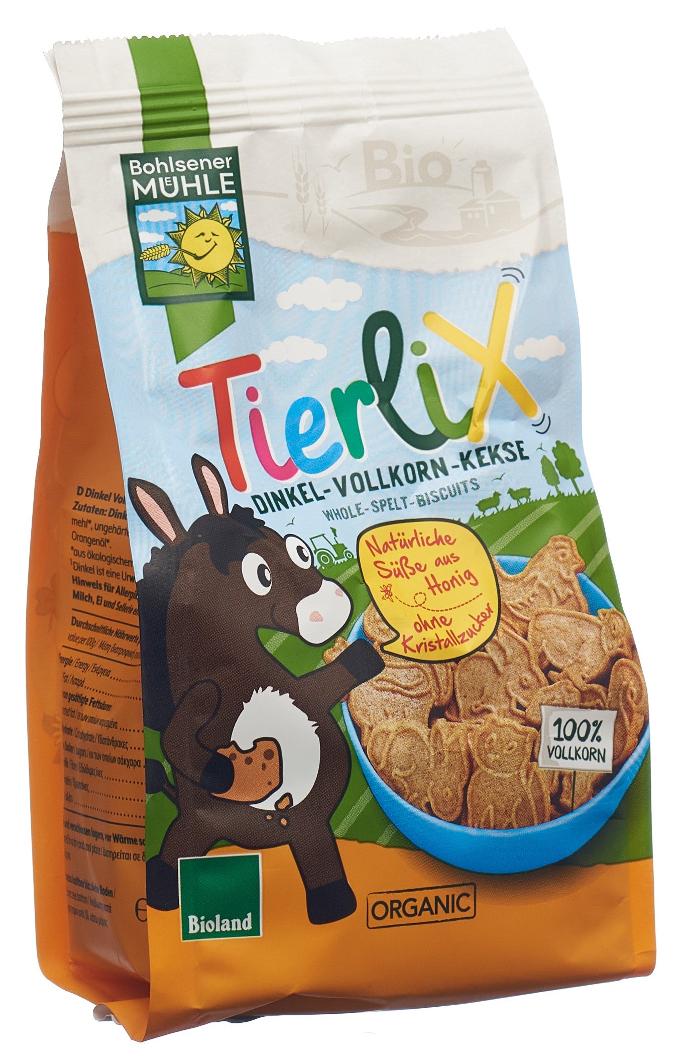 BOHLSENER MÜHLE Dinkel Vollko Kekse Tierlix