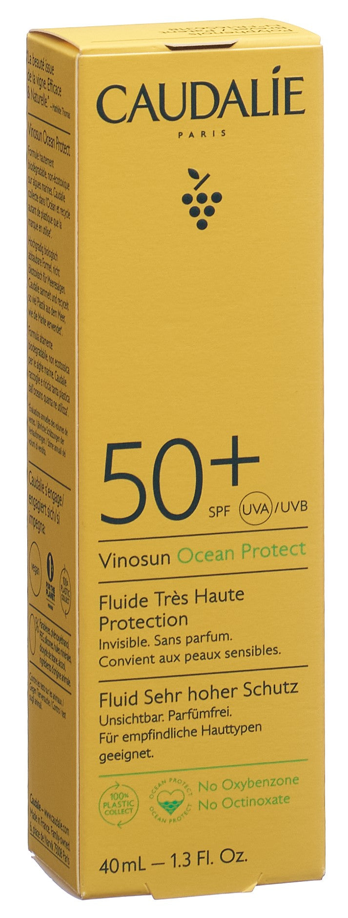 CAUDALIE SOLAIRES Vinosun Fluide Prot SPF50+
