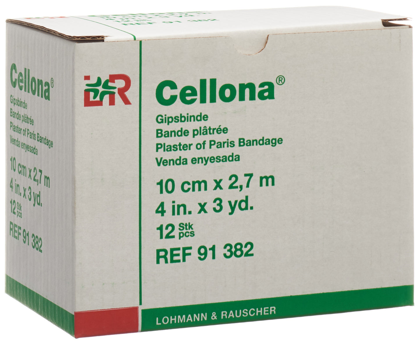 CELLONA Gipsbinden 2.75mx10cm feincremig