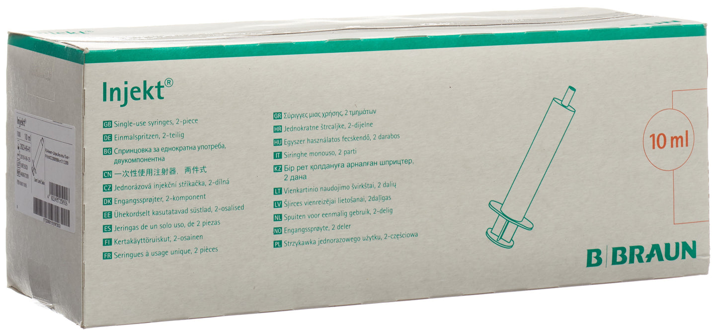 B. BRAUN Injekt Spritze 10ml Luer-Lock