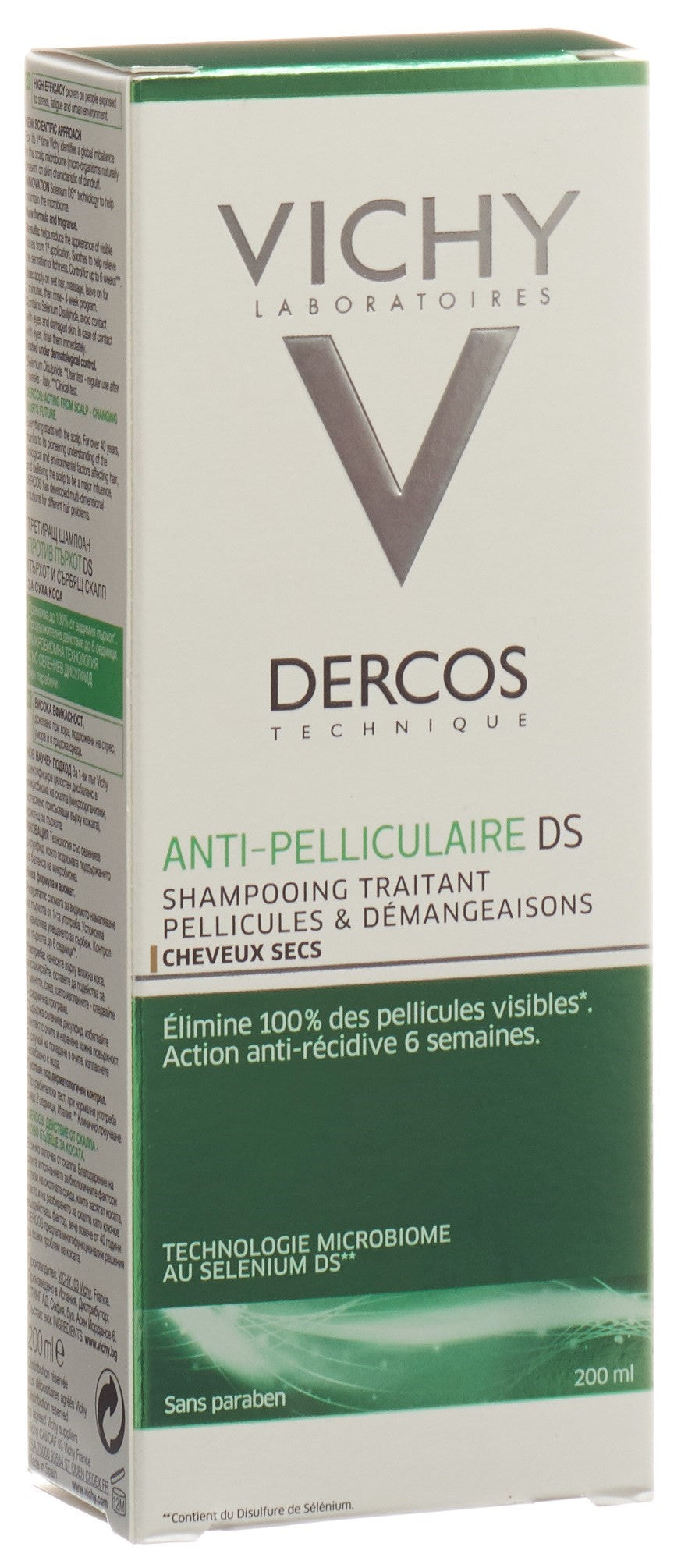 VICHY Dercos Shampoo Anti-Pell chev sec FR