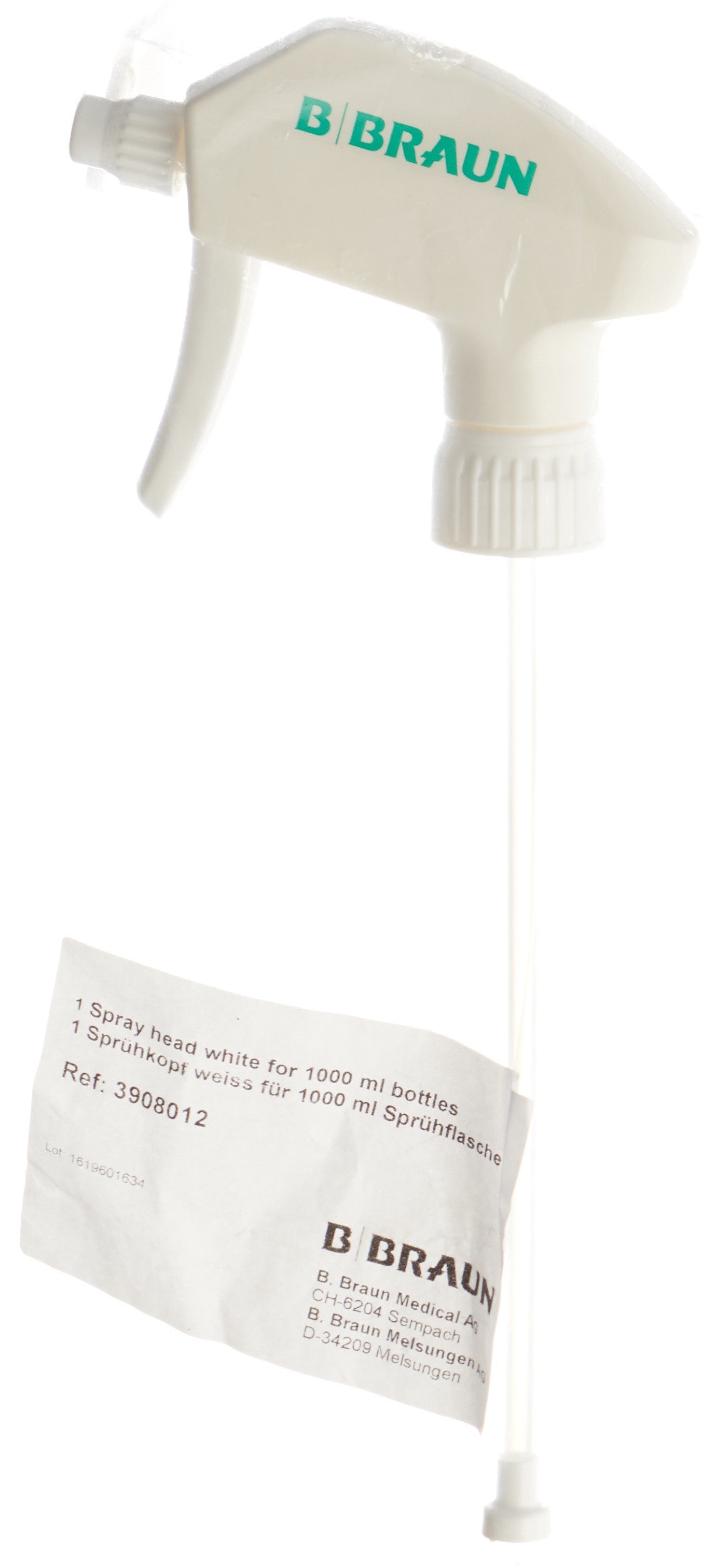 B. BRAUN Sprühpistole weiss zu Sprühflasche 1000ml