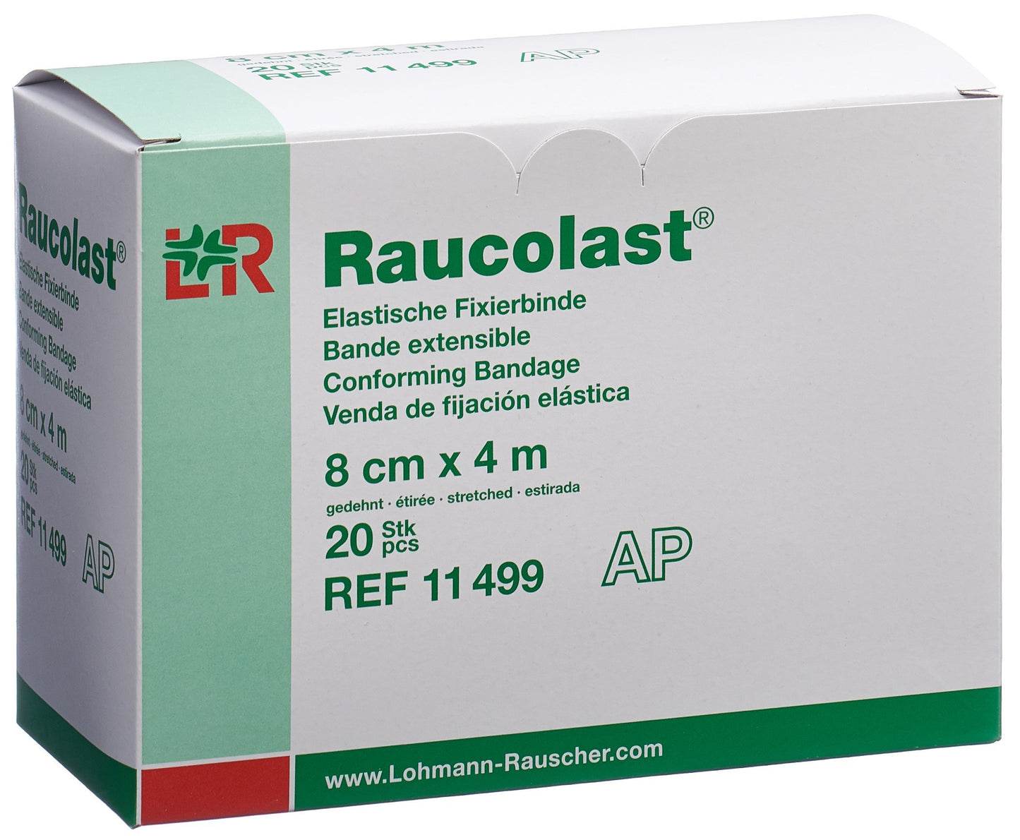 RAUCOLAST elastische Fixierbinde 8cmx4m
