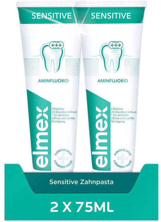 ELMEX SENSITIVE Zahnpasta Duo