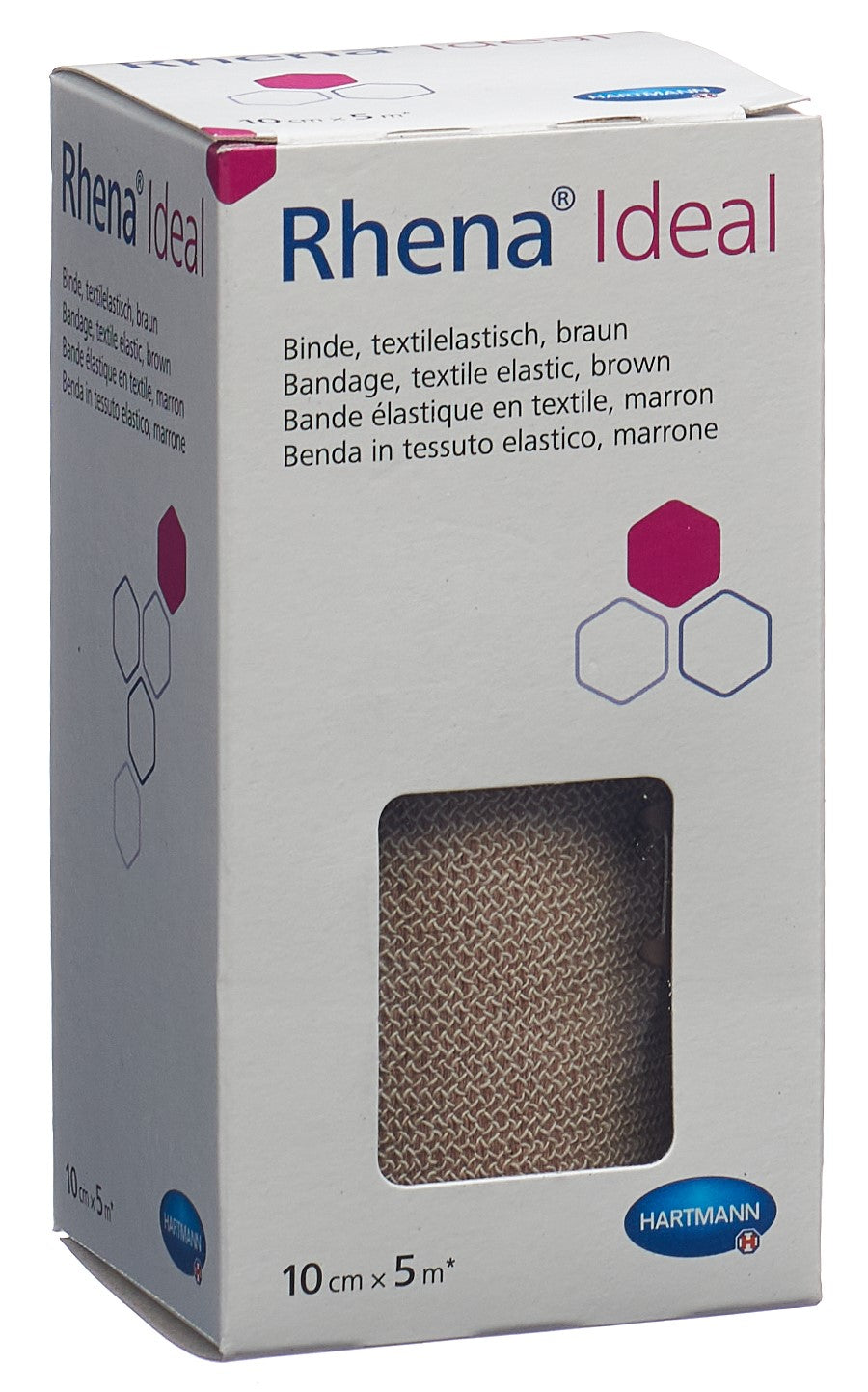 RHENA Ideal Elastische Binde 10cmx5m hautf