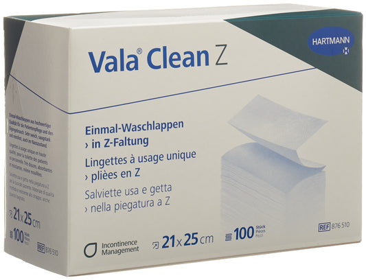 VALACLEAN Z Einmal Waschlappen 20x25cm