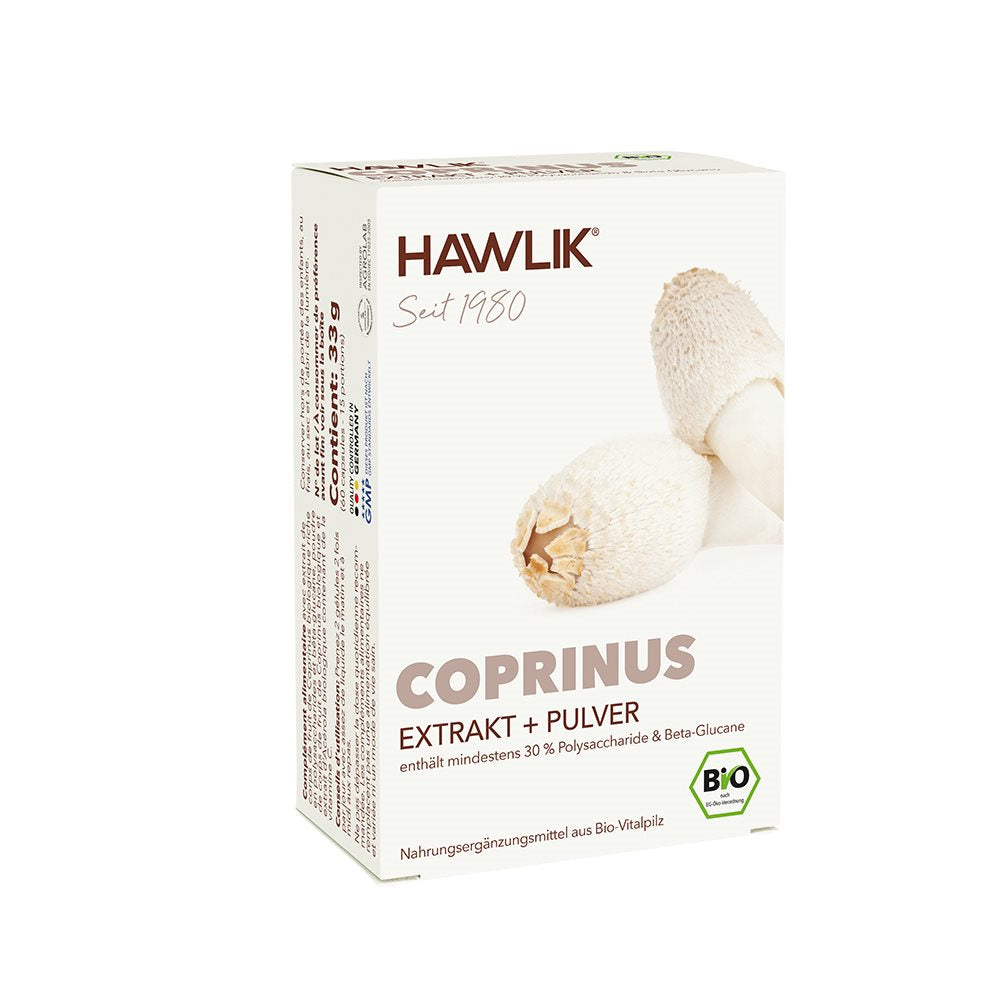 HAWLIK Coprinus Extrakt und Pulver Kaps
