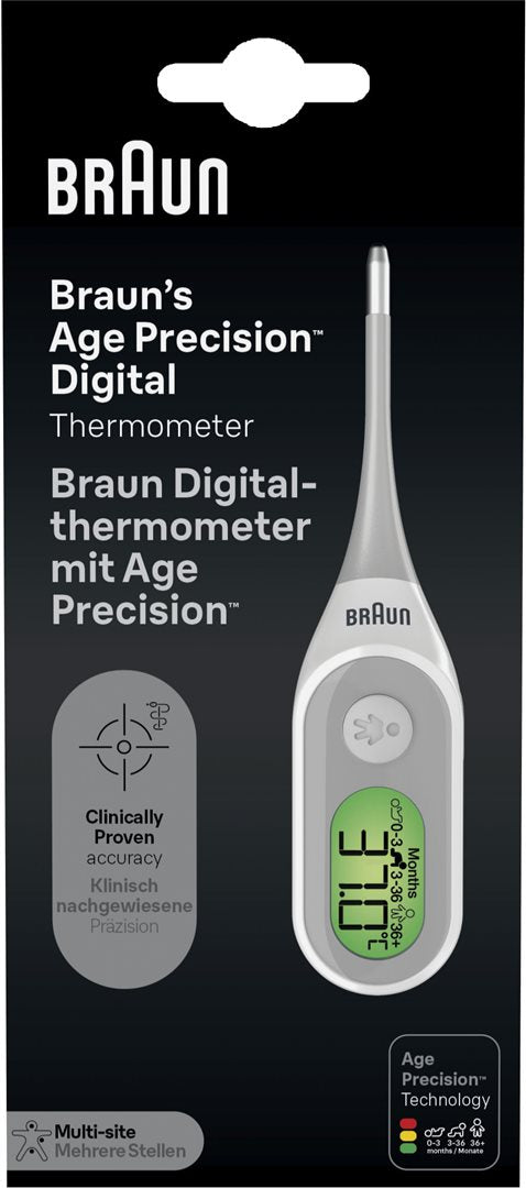 BRAUN AGE PRECISION digital Thermometer PRT 2000